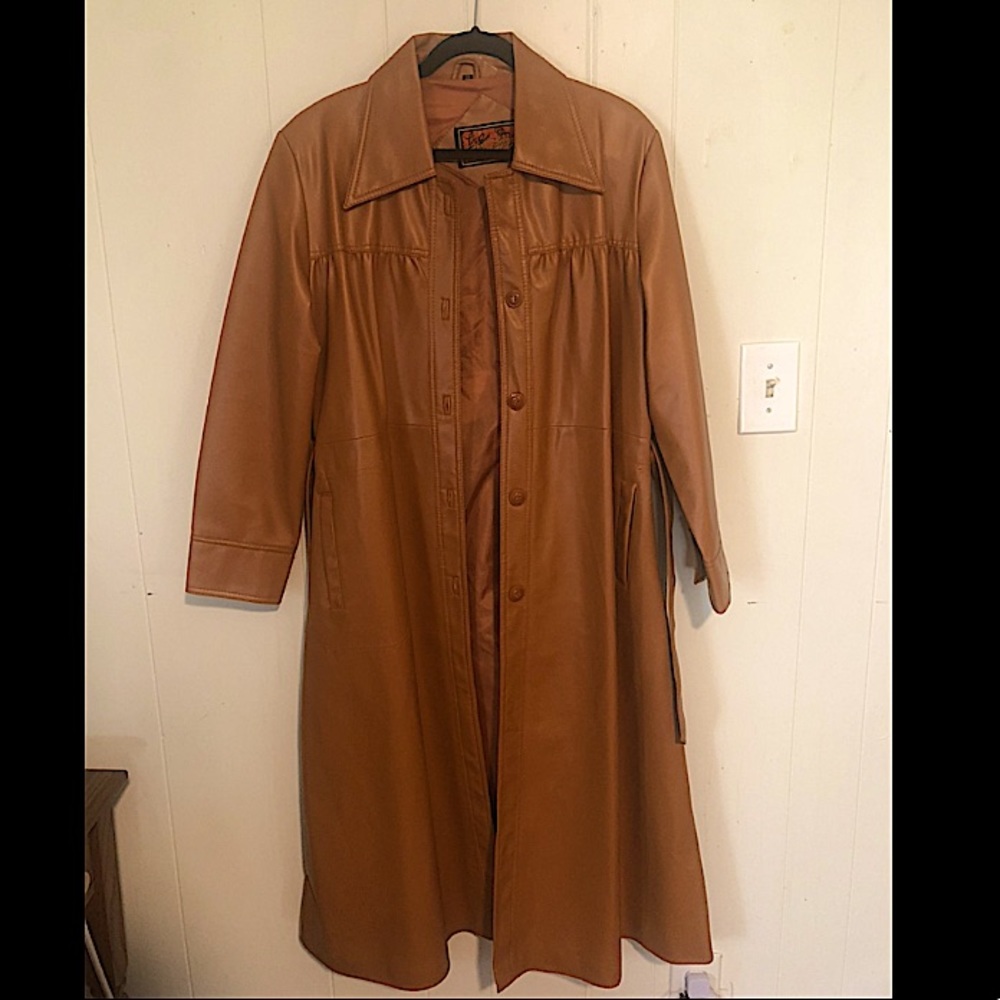 Vintage camel trench